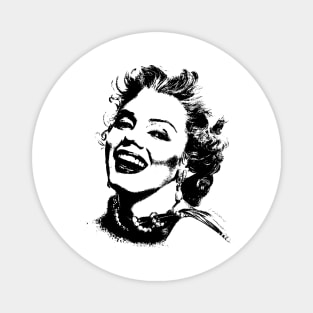 Marilyn Monroe Pop Art Portrait Magnet